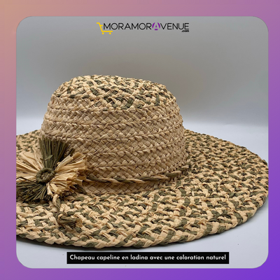 Chapeau capeline en ladina